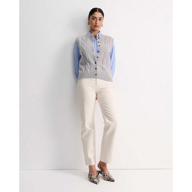 Sportscraft Hannah Stripe Cttn Silk Shirt image number 3